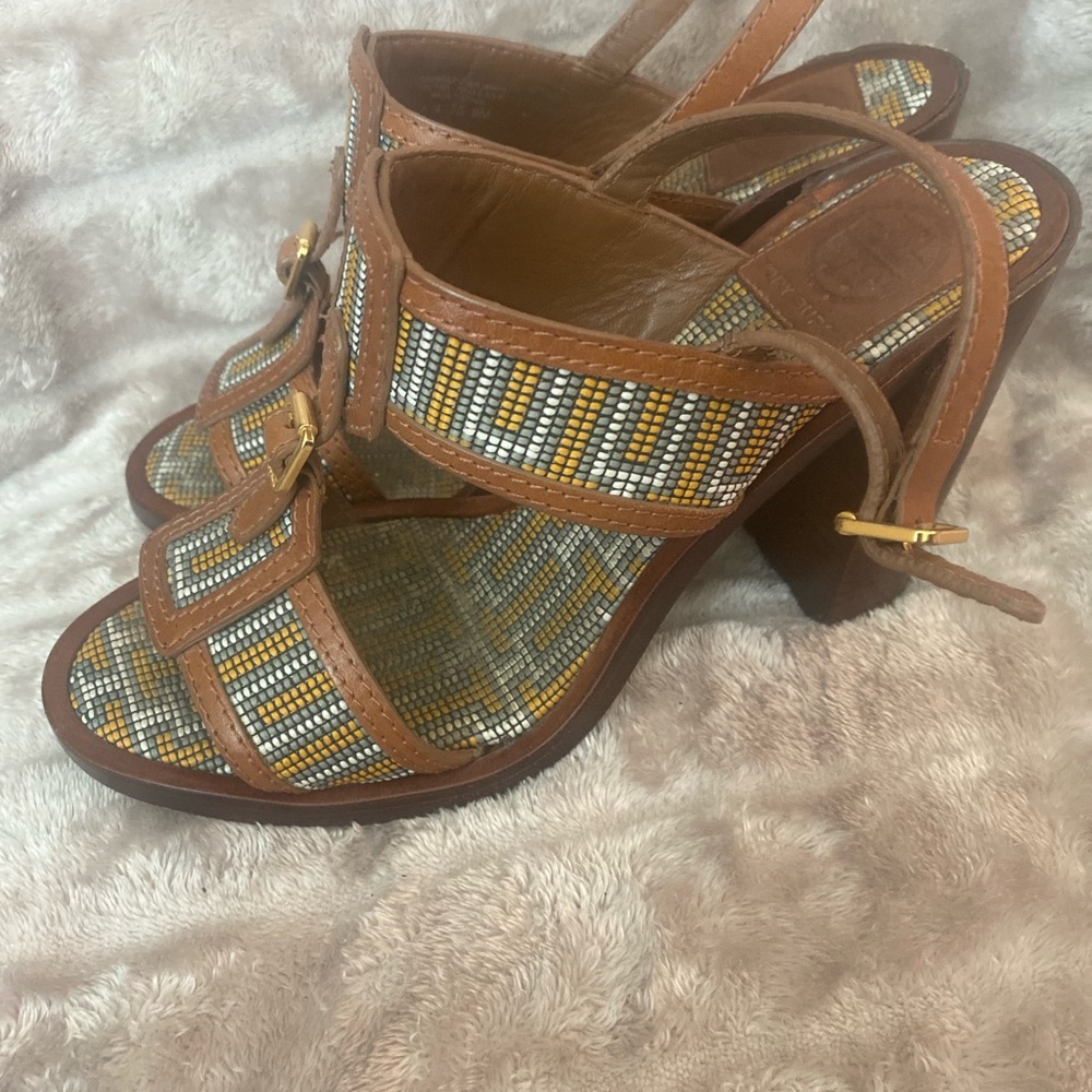 Tory Burch Leather T sandal